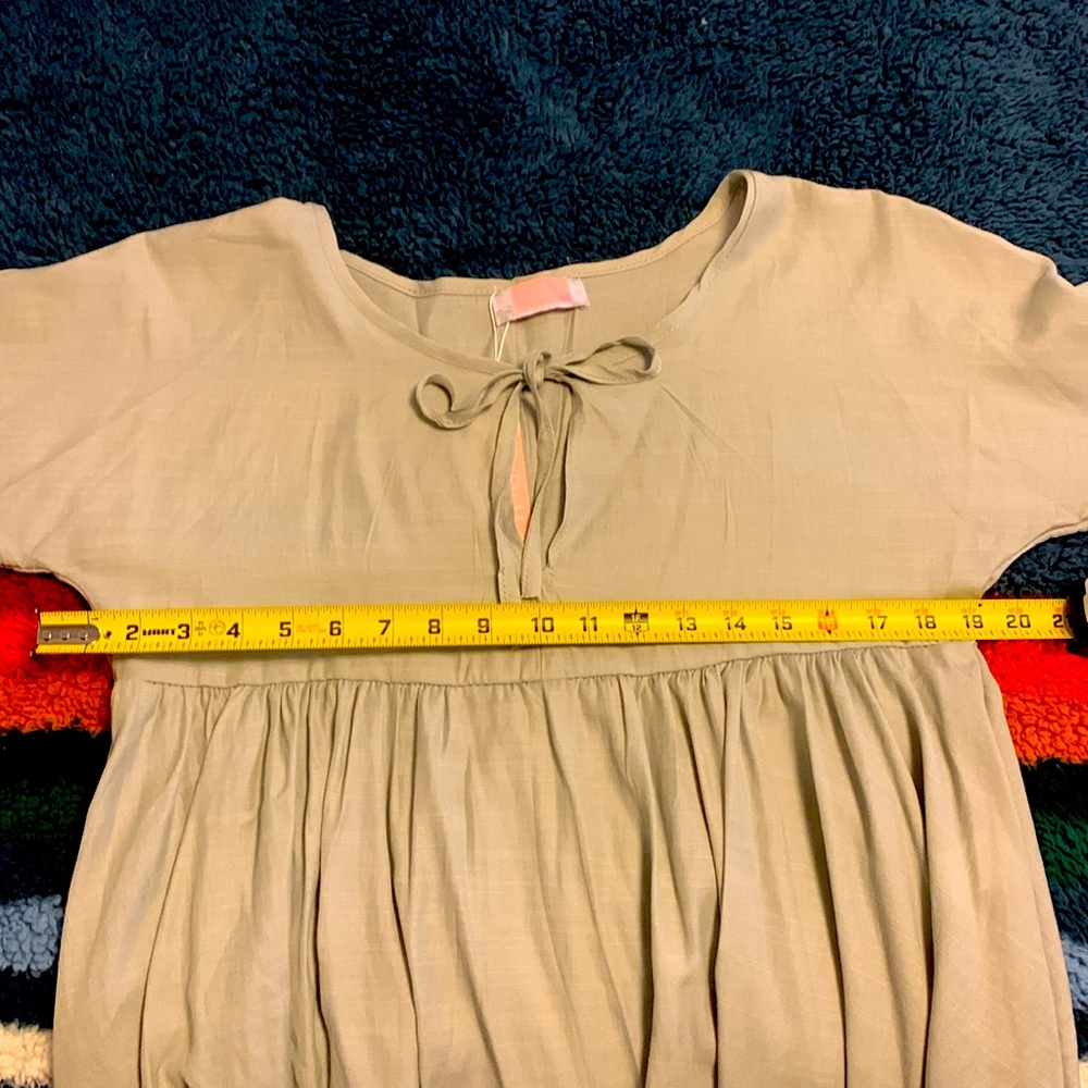 NWT Empire Waist Loose-fit Babydoll Top - Picture 4 of 5